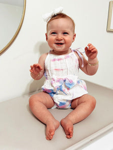 NEW bow romper summer set