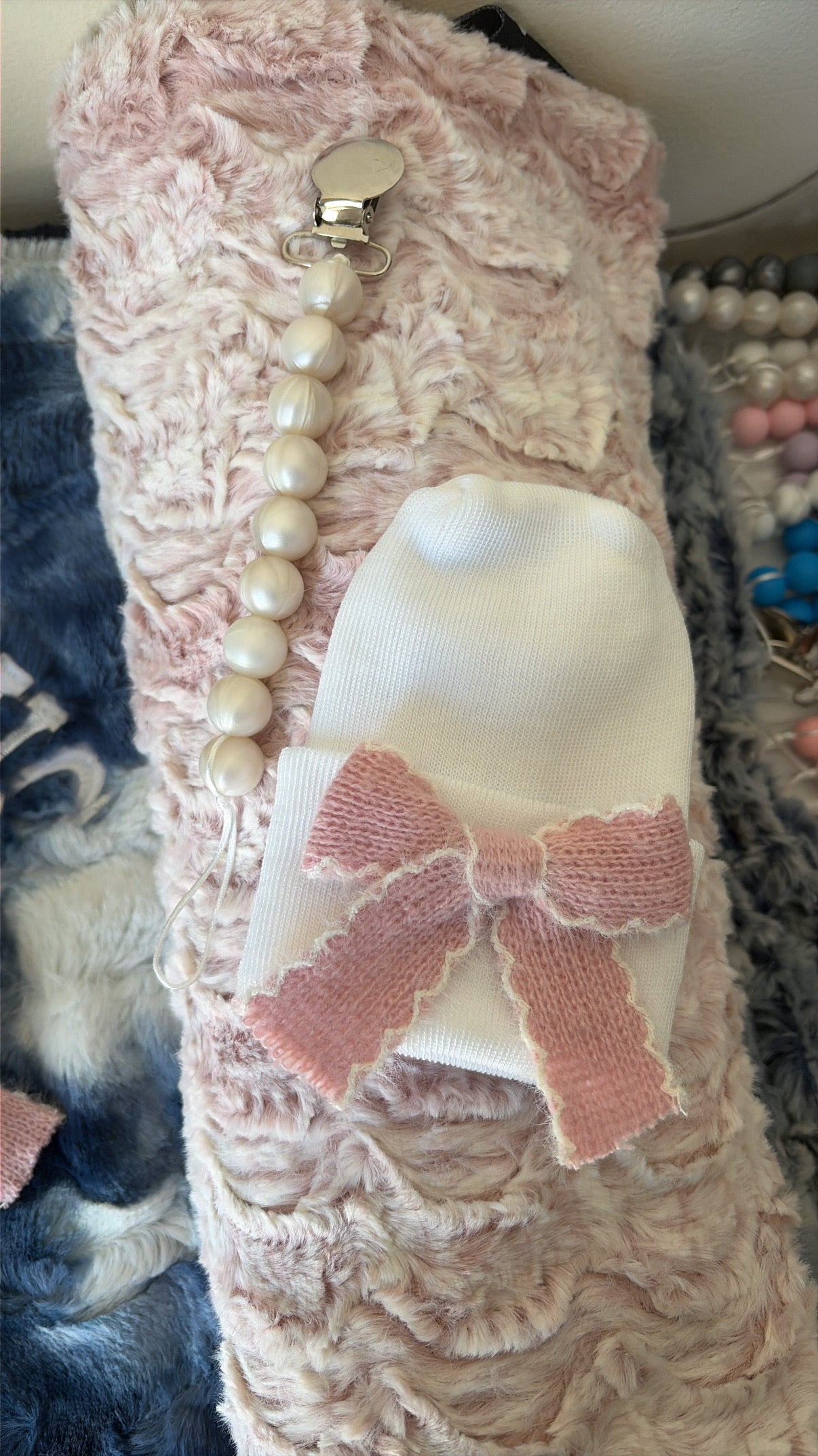NEW stunning oversized bow hospital hats