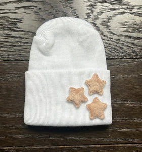 NEW triple soft star taupe hospital hat