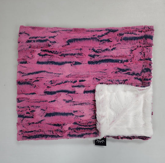 NEW pink x navy minky blankets