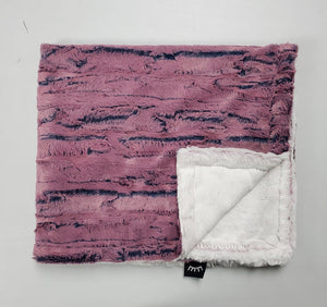 NEW pink x navy minky blankets