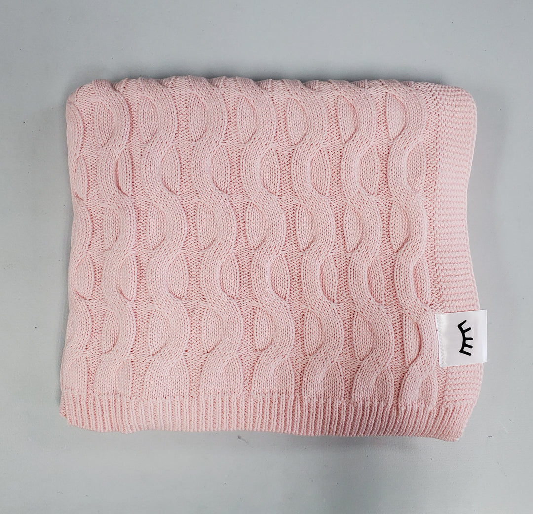 NEW oversized cable knit blankets