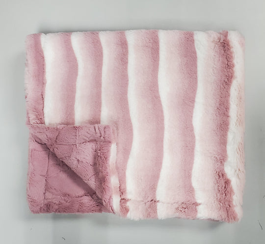 Stunning lux ombre minky blanket