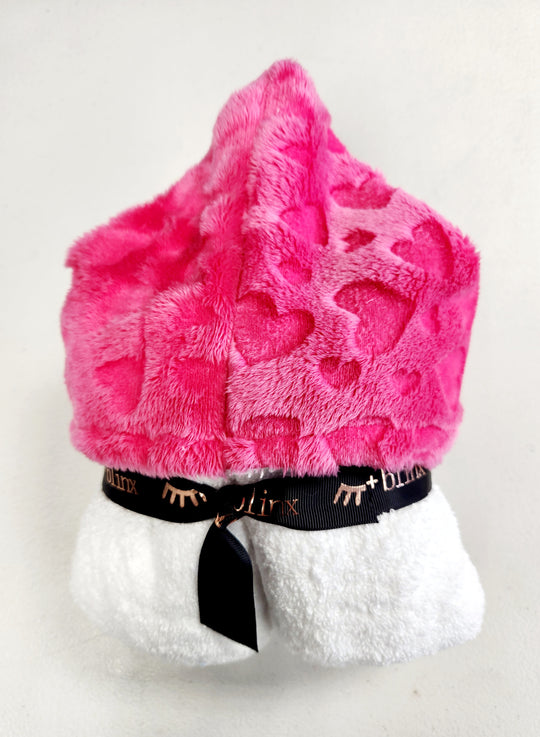 NEW star and heart hooded towels