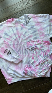 Tie dye baby crew/hoodie