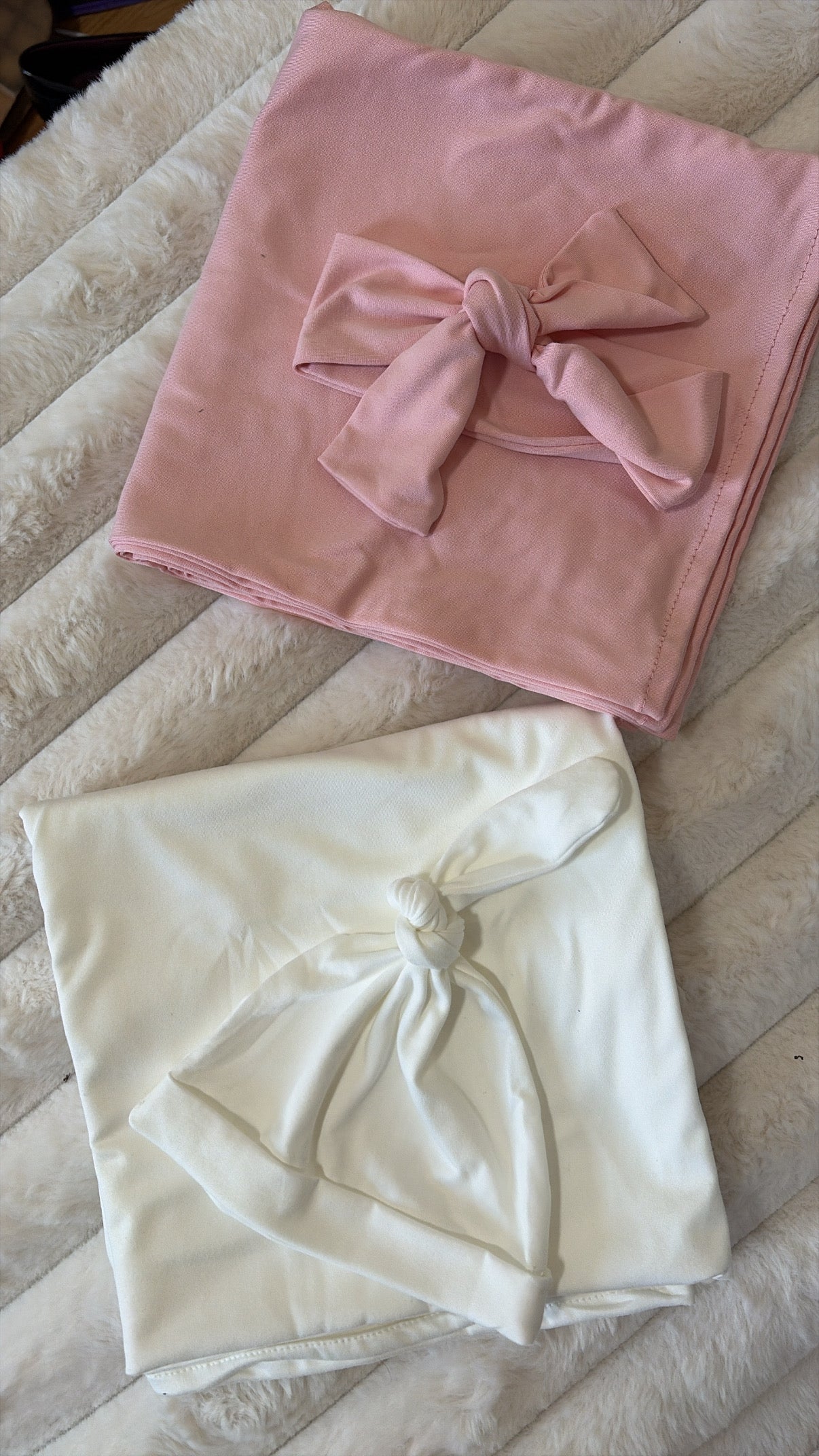 New butter soft girl swaddle sets