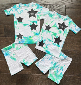 Personalized Tie Dye Ribbed Sets