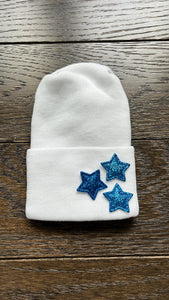 Royal blue triple star hospital hat