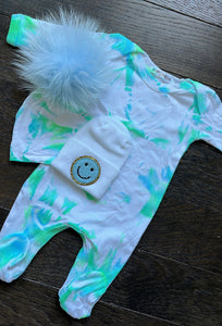 Neon baby boy gift set