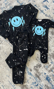 Custom splatter paint sweat set