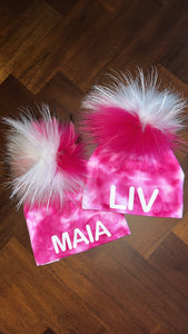 Personalized Pom Pom Hat