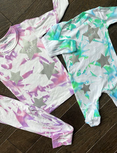 Tie Dye Baby Footies