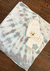 Baby boy tie dye hospital gift set