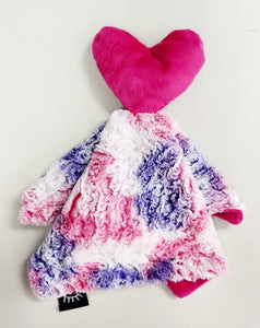 NEW heart minky plush lovies