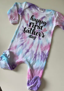 Tie Dye Baby Footies