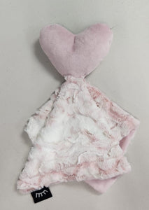 NEW heart minky plush lovies