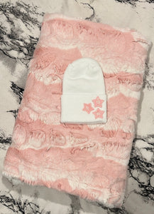 Baby pink star gift set