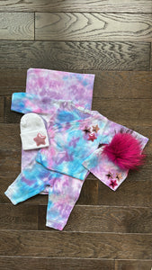 3 piece custom tie dye take home set