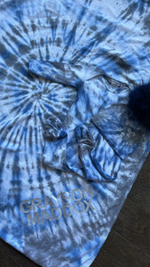 Personalized Tie Dye Swaddle