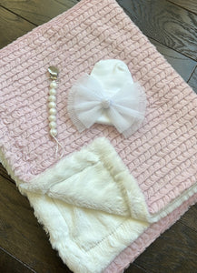 NEW girls minky blanket