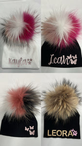 Personalized Pom Pom Hat