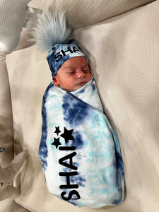 Tie Dye Swaddle Set