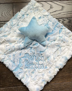 NEW star plush minky lovies