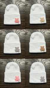 NEW mini teddy hospital hats