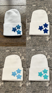 NEW boy/girl cluster star hospital hat