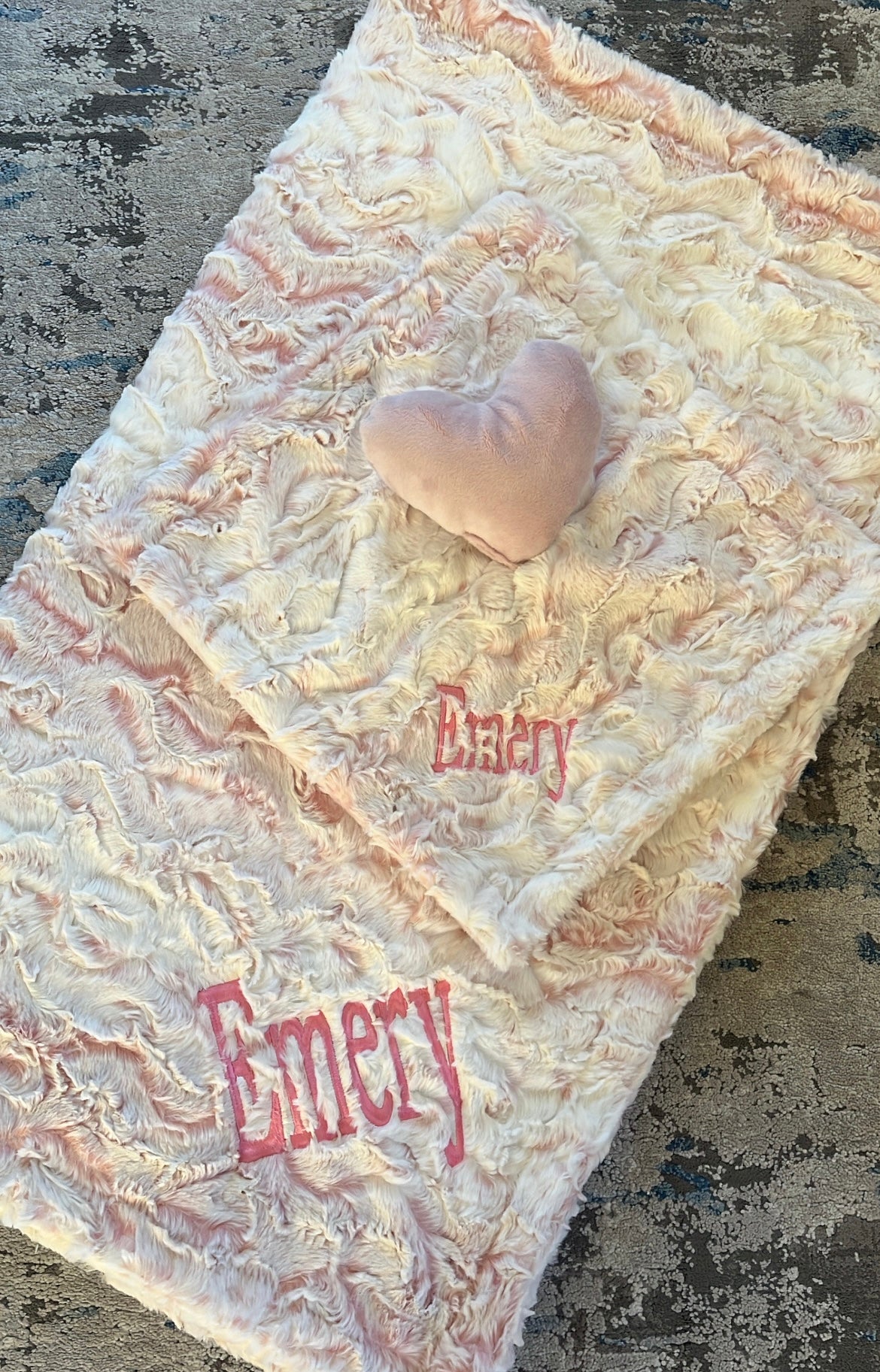 pink owl ds minky blanket