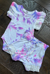 NEW tie dye eyelet set