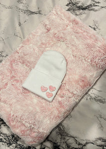 Light pink minky gift set