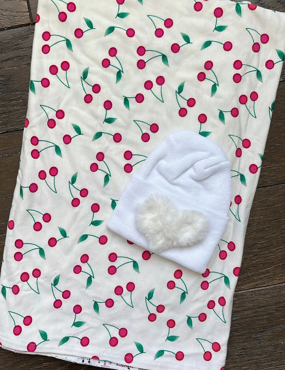 Cherry swaddle set
