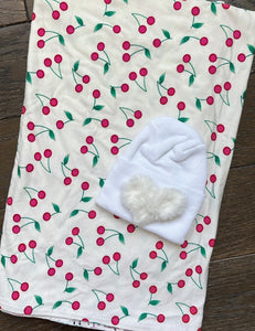 Cherry swaddle set