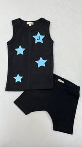 Ribbed splatter tank set