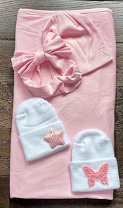 Baby pink girly take home set