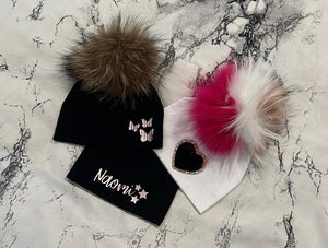 Personalized Pom Pom Hat