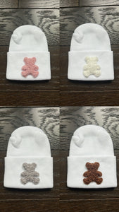 NEW sherpa teddy hospital hats