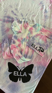 Personalized Tie Dye Ribbed Sets