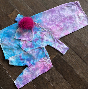 Personalized Tie Dye Layette Set