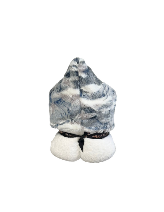 NEW gray hooded towels