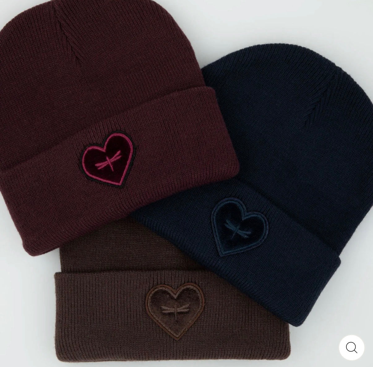 New TAL baby velvet heart hats