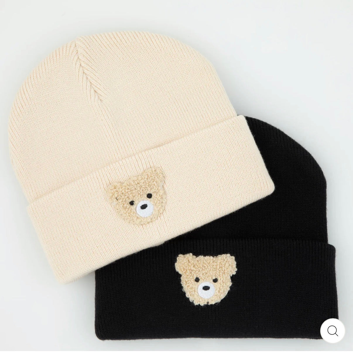 NEW cream x black TAL teddy hats