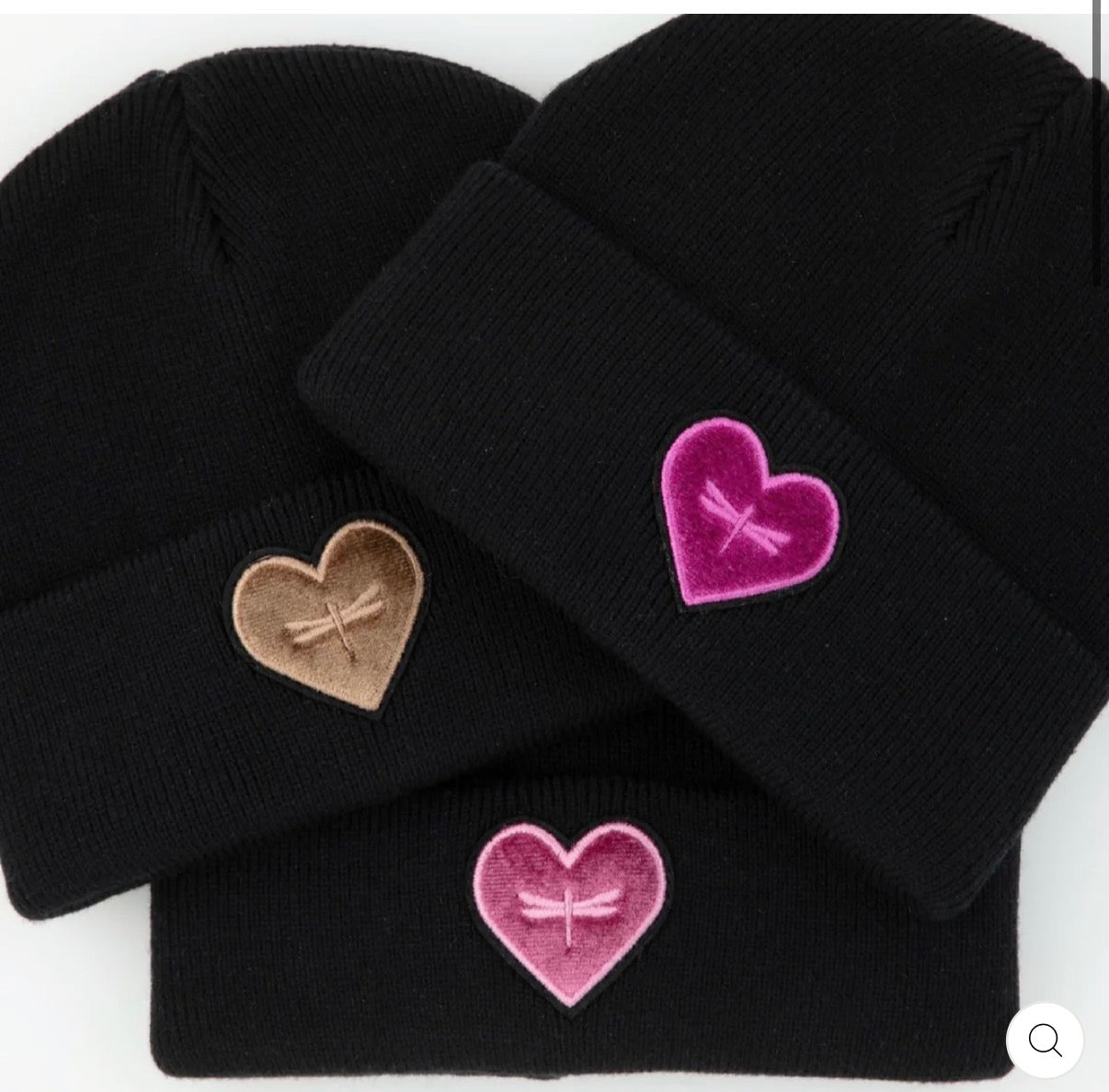 New TAL baby velvet heart hats