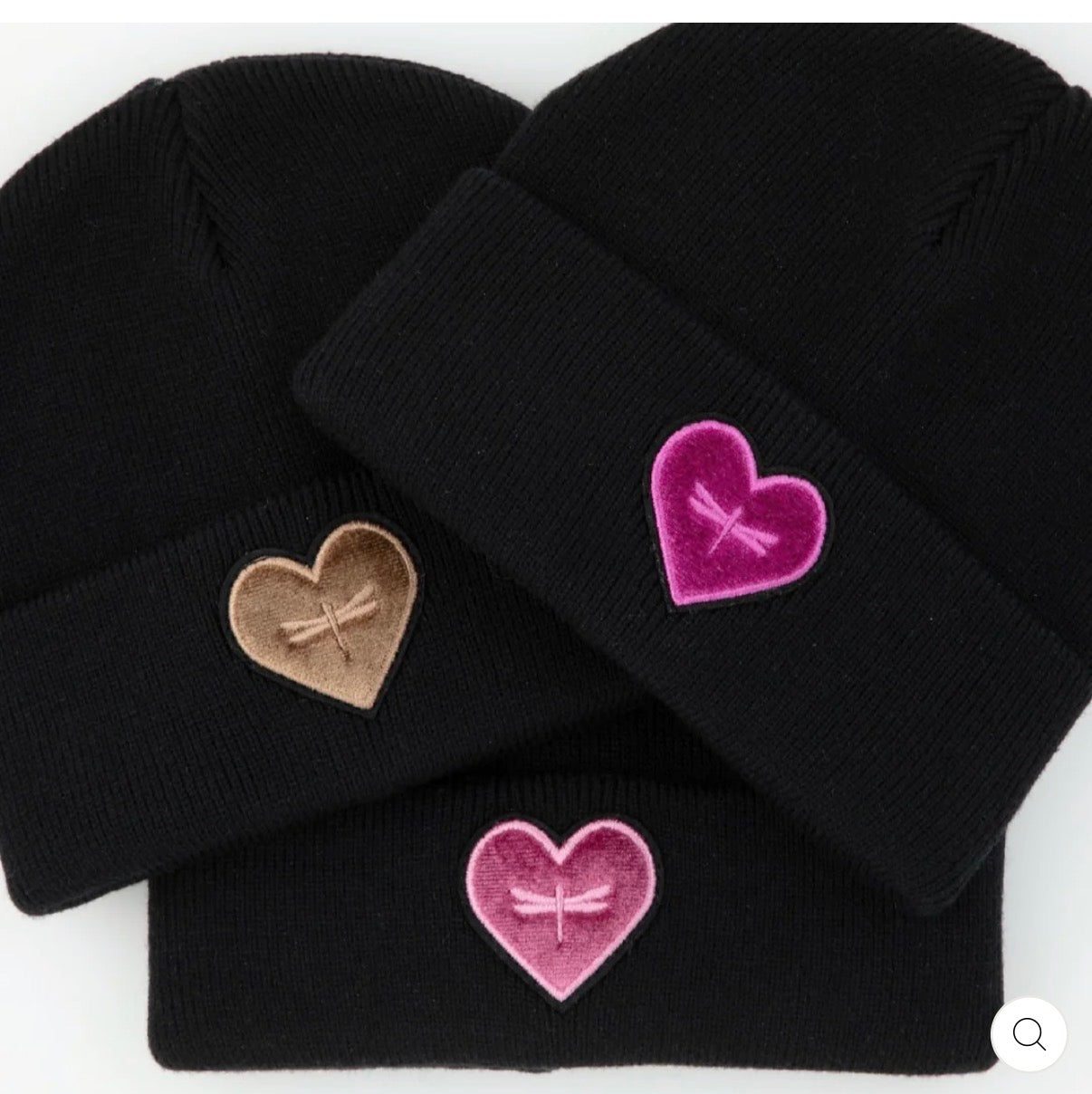 New TAL colored hearts baby hat