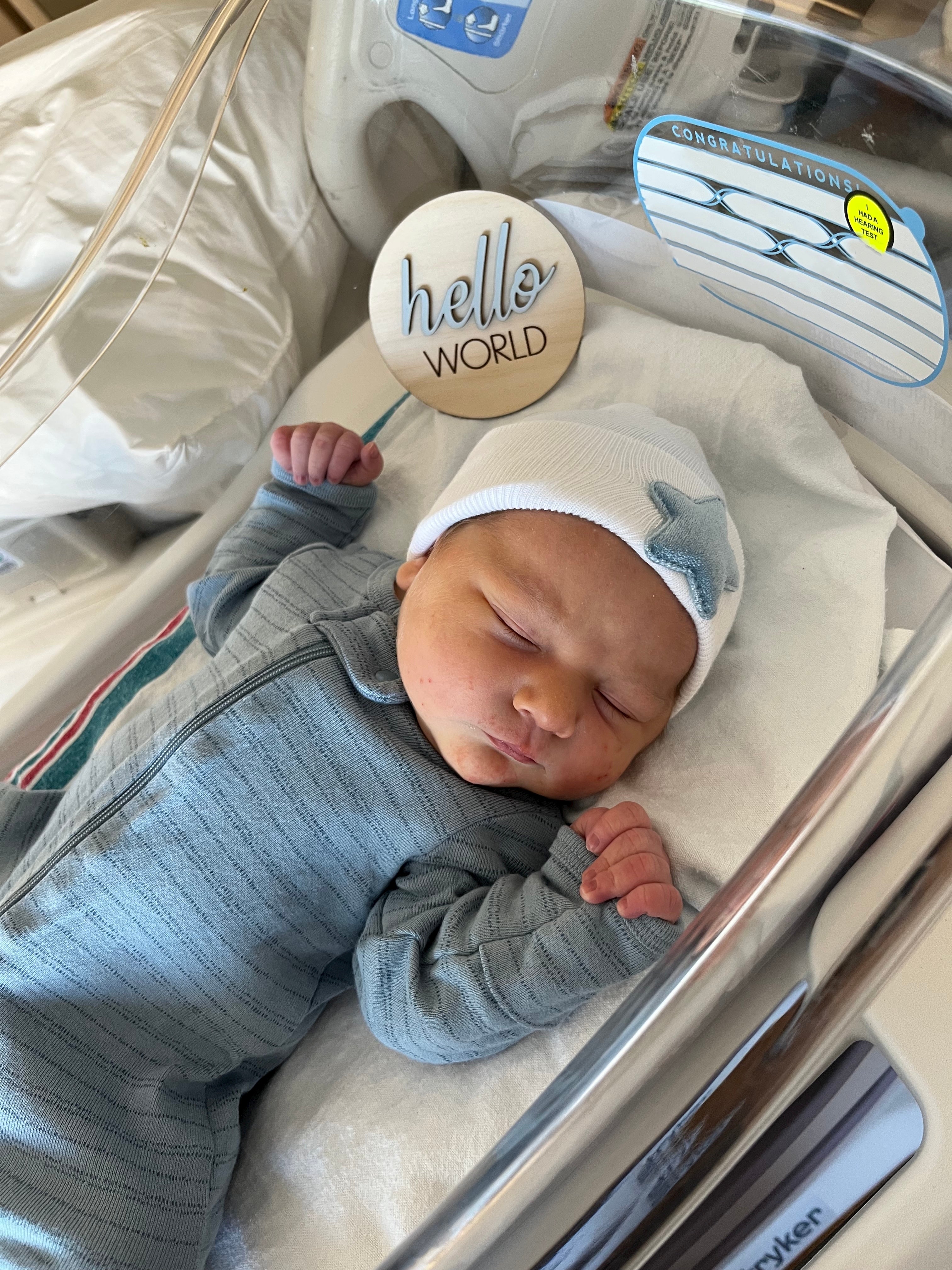 Velvet star hospital hat