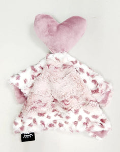 NEW heart minky plush lovies