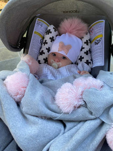 Tie Dye Pom Pom Hat