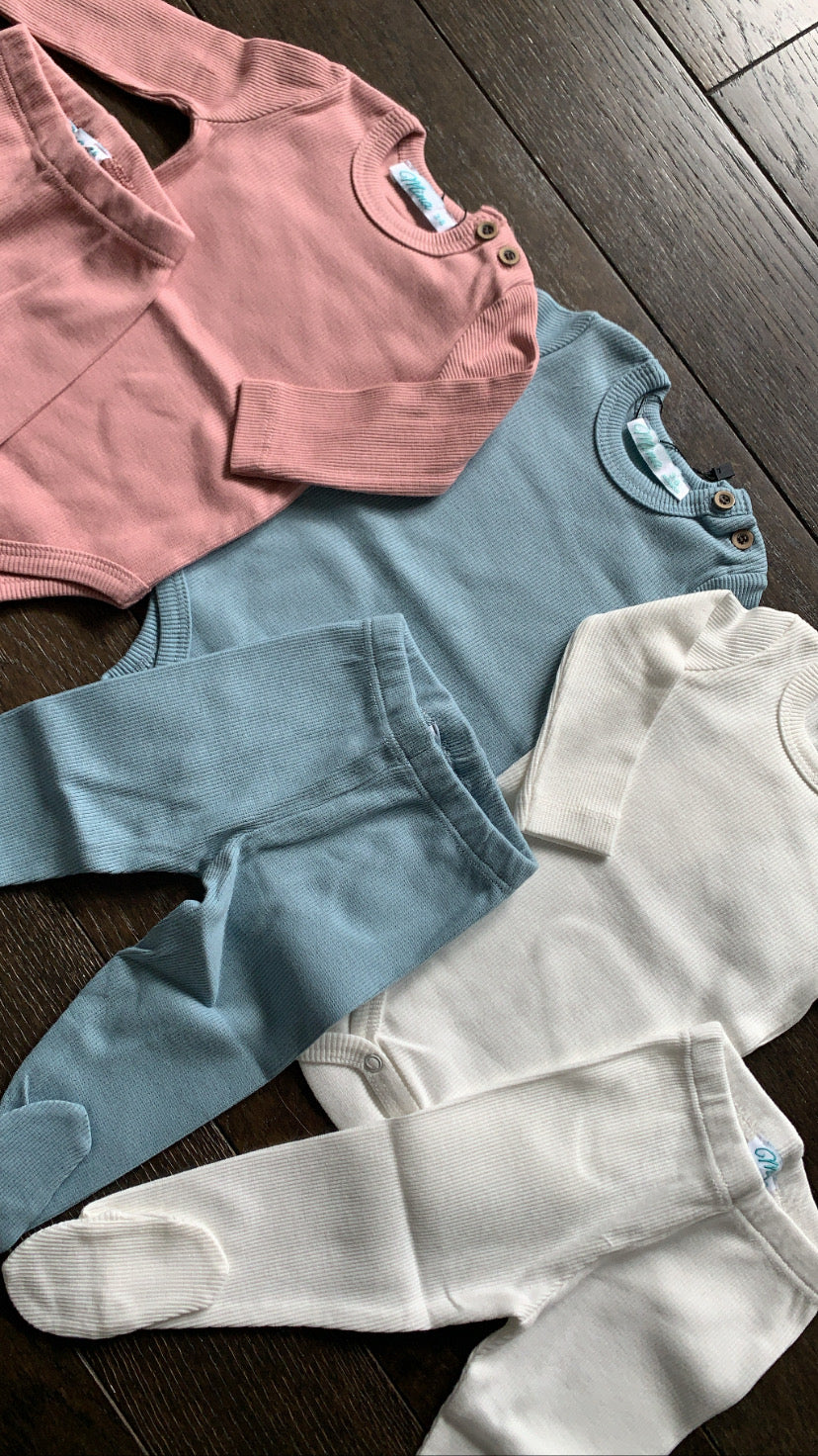 2 piece basic ribbed sets