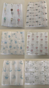 NEW muslin swaddles